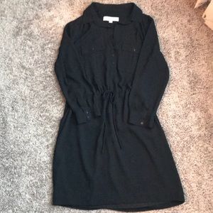 Sheer black Loft dress